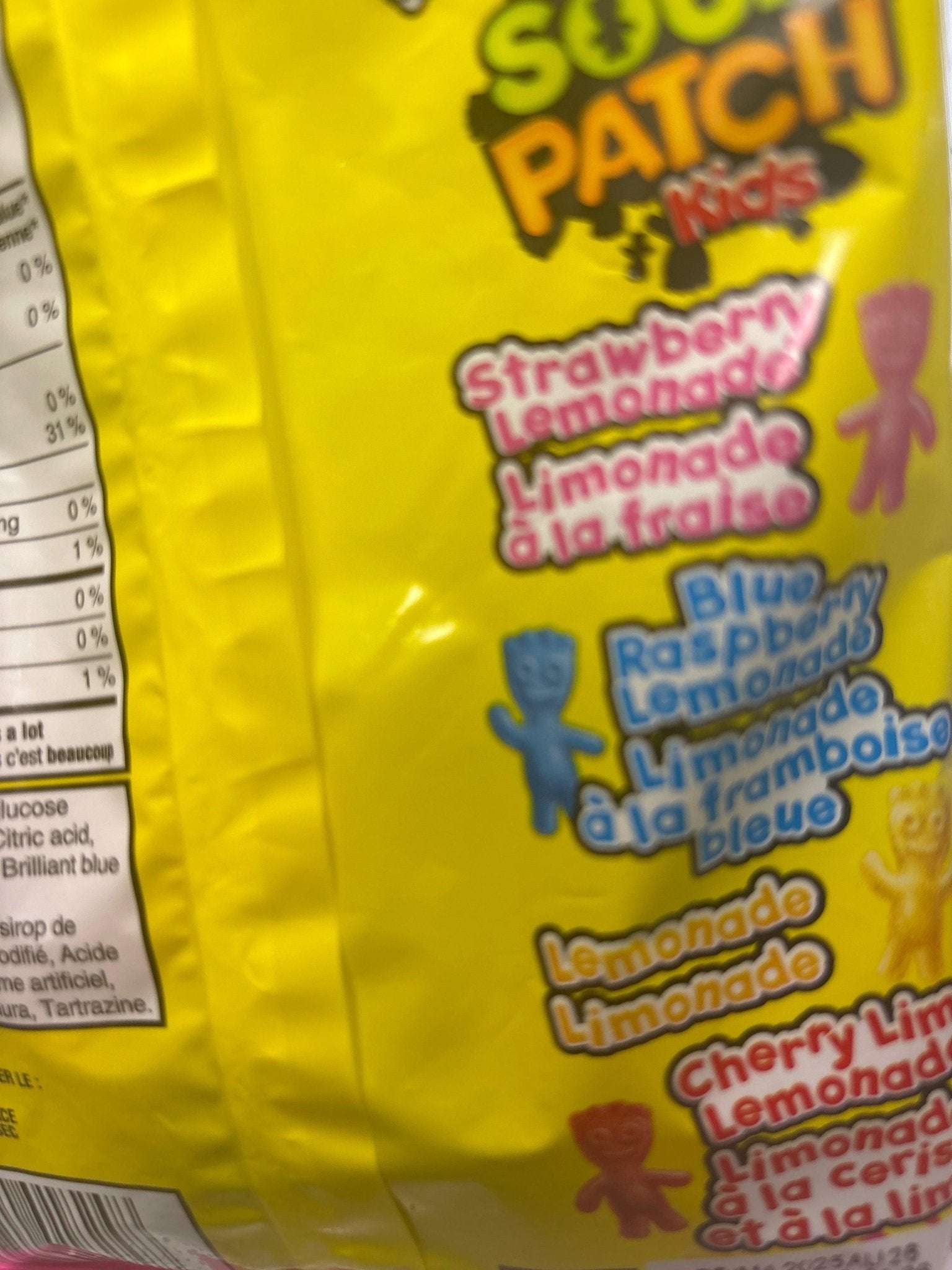 Sour Patch Kids Lemonade Candy Bag 150G - Canadian Edition - Jack Righteous