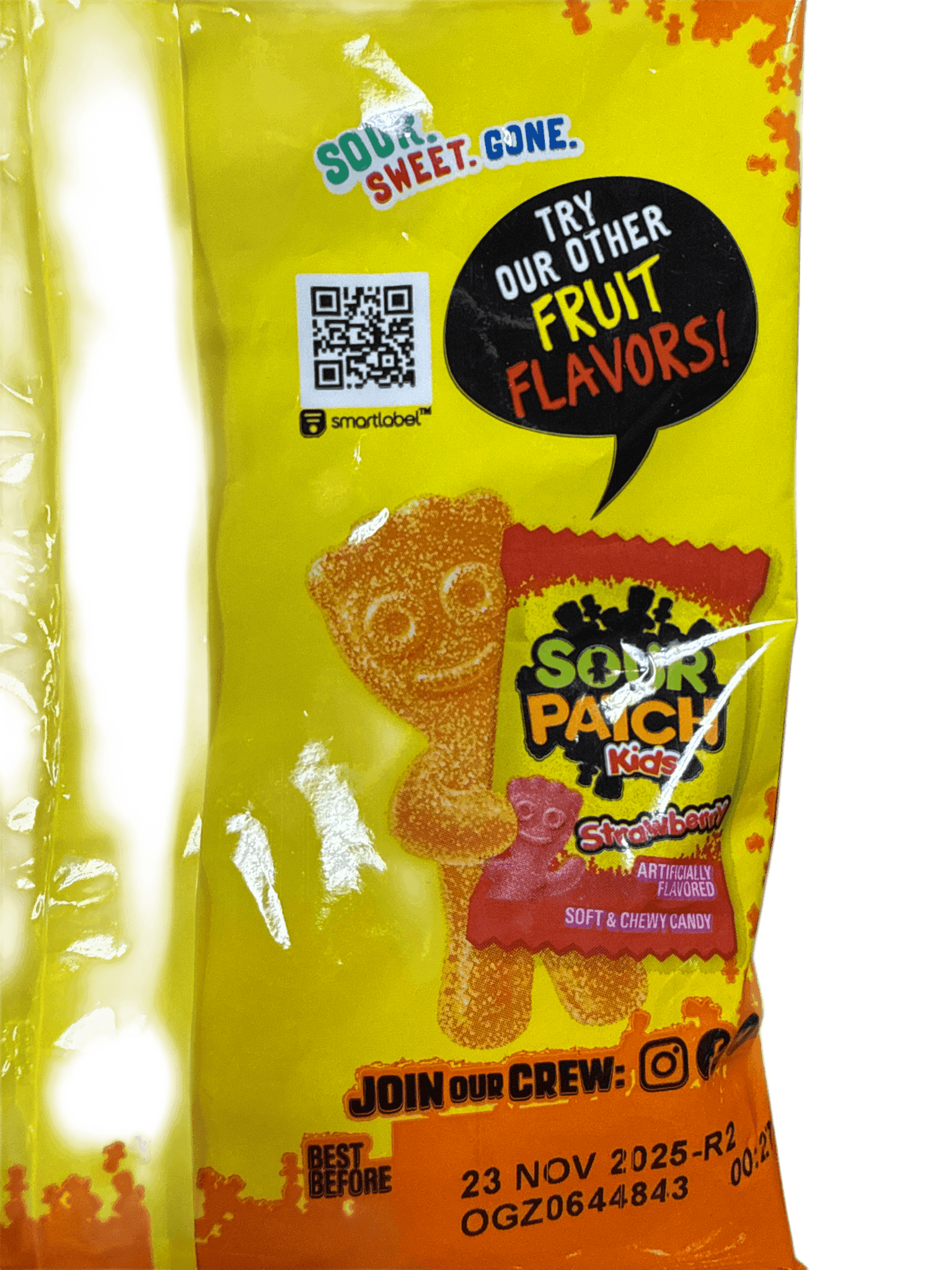Sour Patch Kids Not So Sour Peach 101G - U.S Edition - Jack Righteous