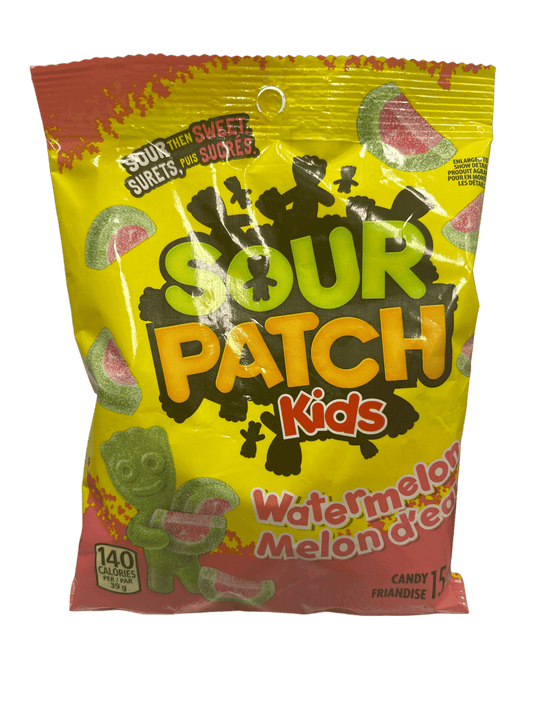 Sour Patch Kids Watermelon Candy Bag 154G - Canadian Edition - Jack Righteous