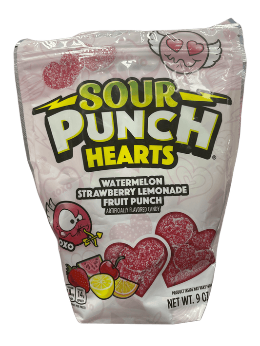 Sour Punch Hearts Valentines Candy Bag 9OZ - Jack Righteous