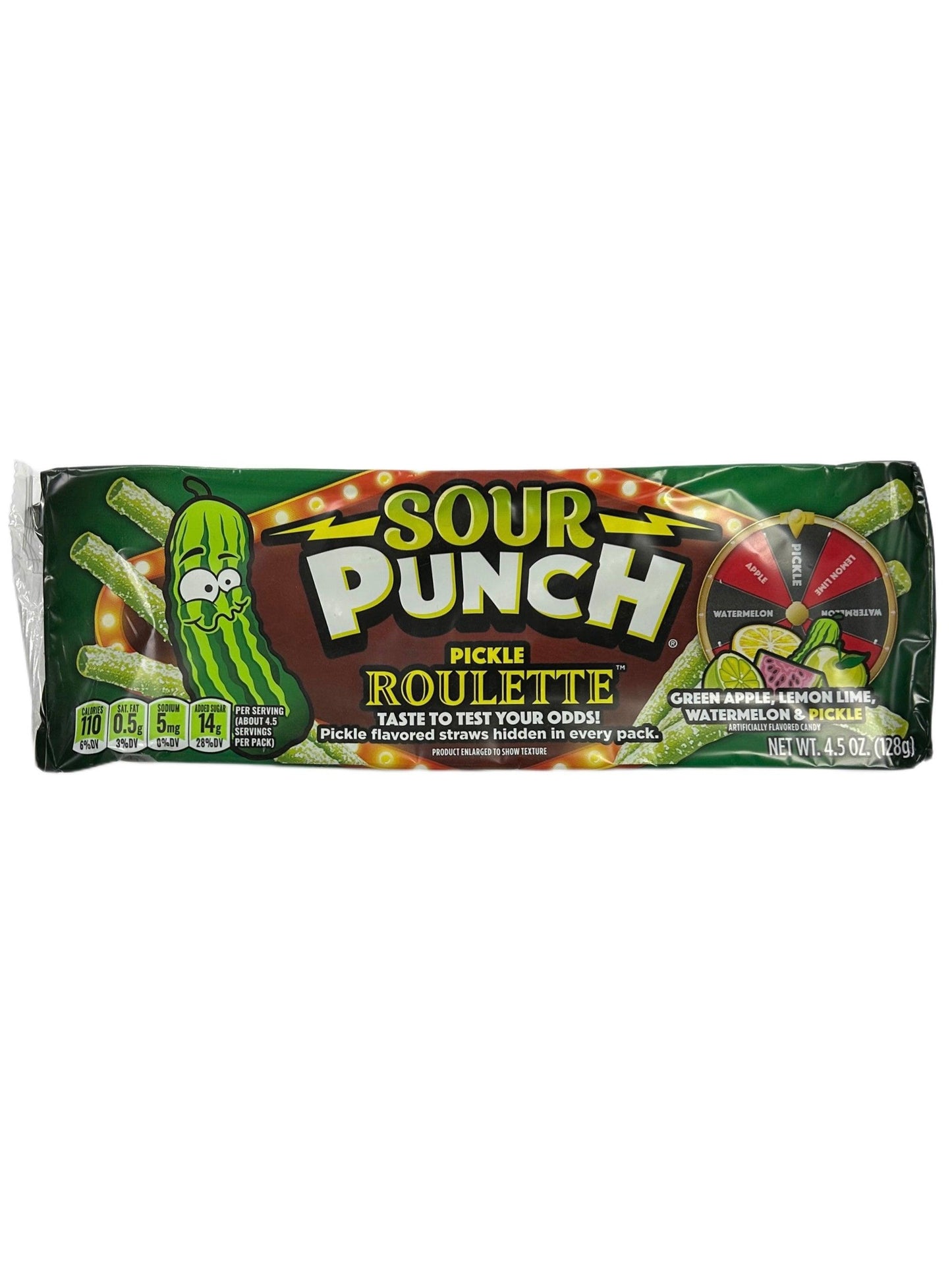 Sour Punch Pickle Roulette King Size 4.5OZ - U.S Edition