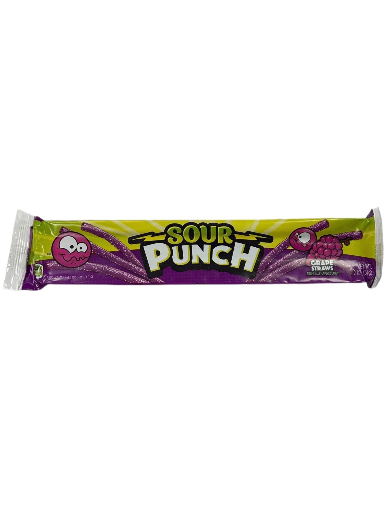 Sour Punch Straws 2OZ - U.S Edition - Jack Righteous