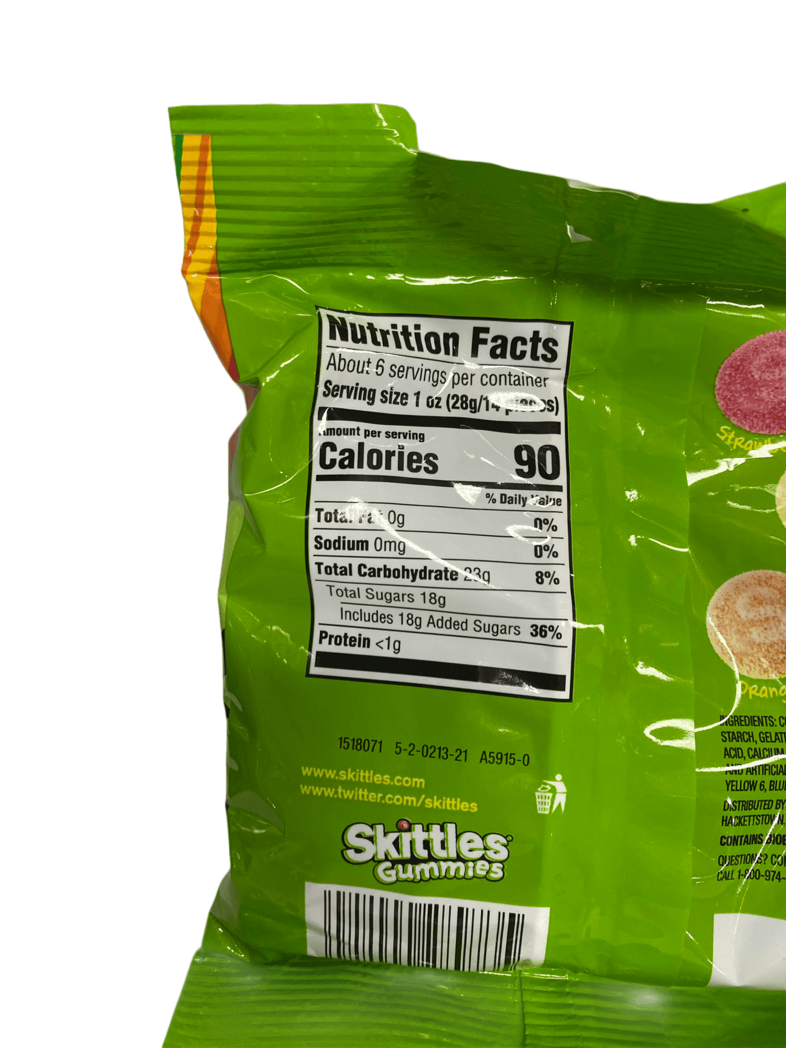 Sour Skittles Gummies Candy Bag 5.80OZ - Canadian Edition - Jack Righteous