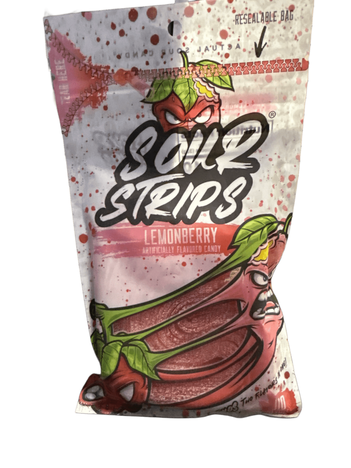 Sour Strips Lemonberry Flavour 96G - U.S Edition - Jack Righteous
