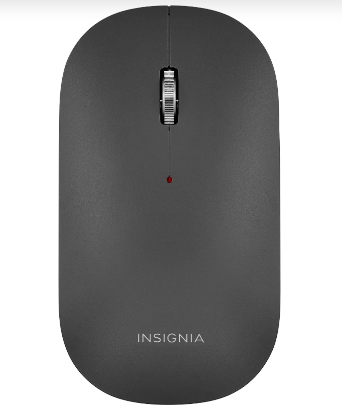 Souris optique sans fil mince de 1600 ppp d'Insignia - Noir - Jack Righteous
