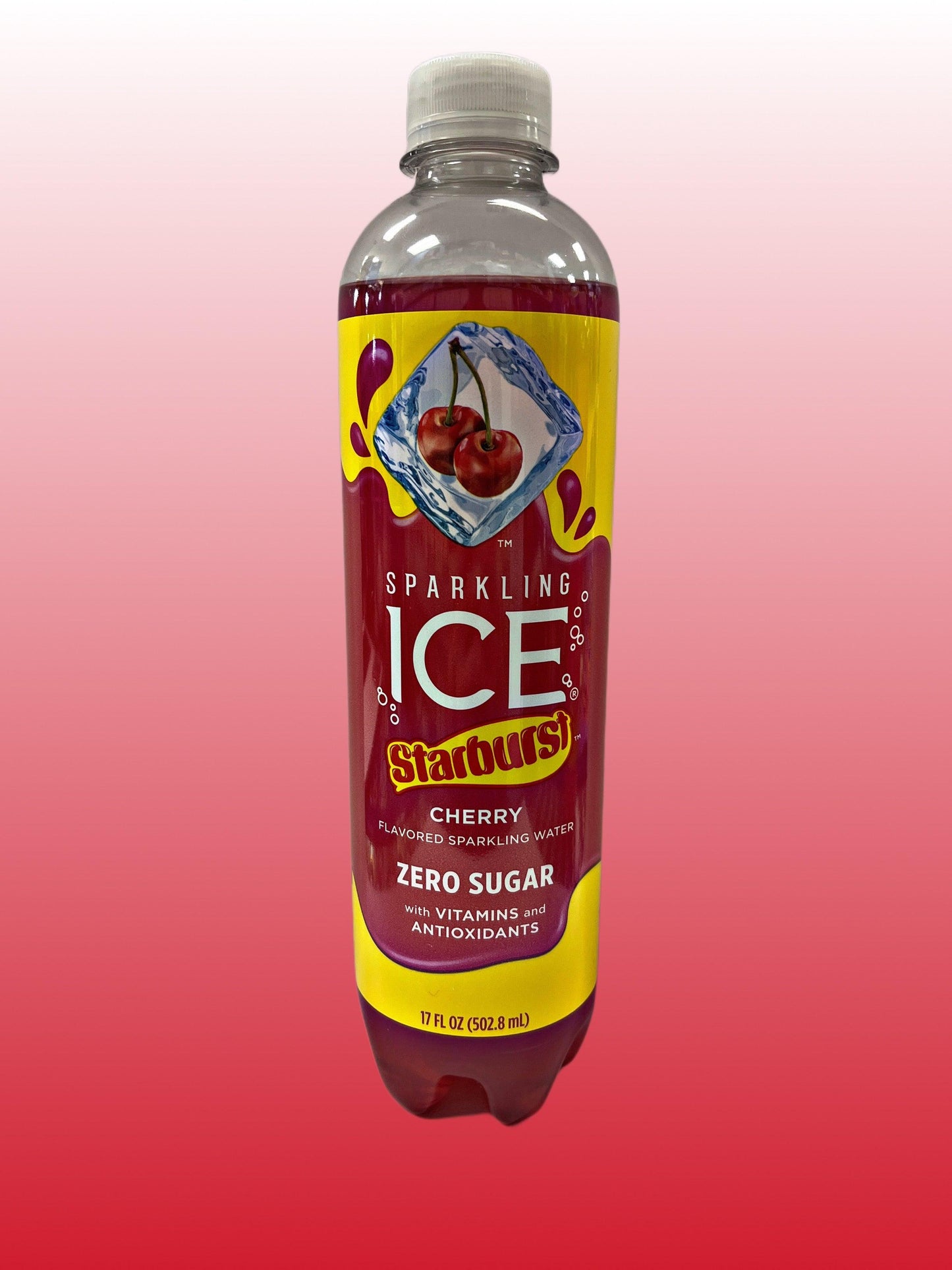 Sparkling ICE Starburst Cherry Bottle 17OZ - Canadian Edition