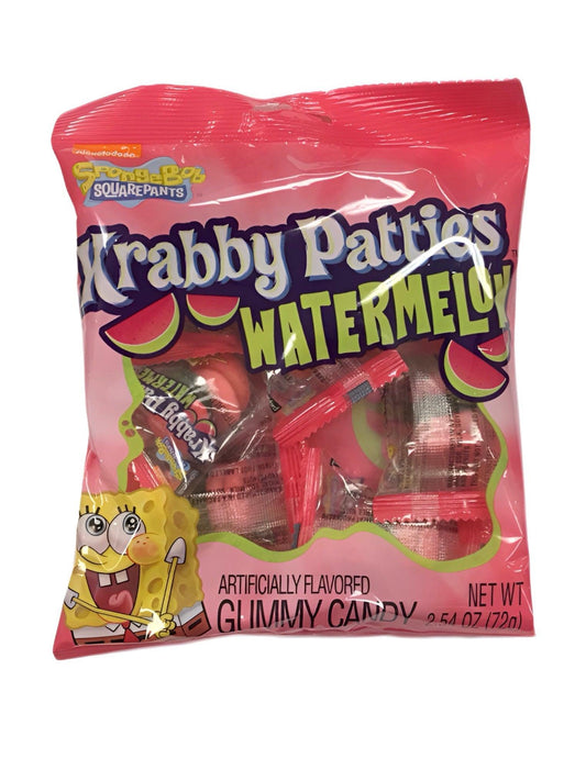 Spongebob Krabby Patties Watermelon Candy Bag