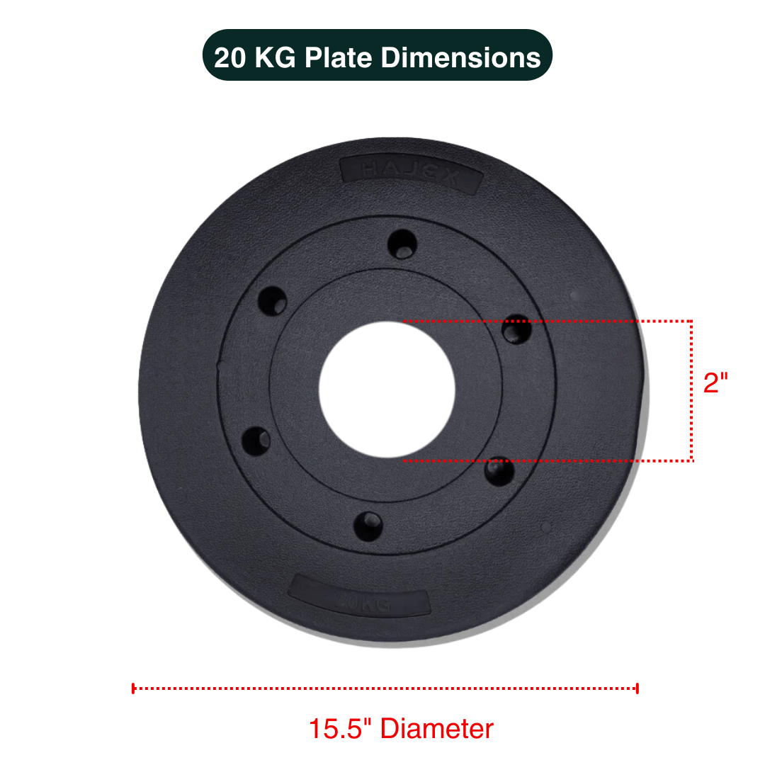 Standard & Olympic PVC Weight Plates in KG & LB - Jack Righteous