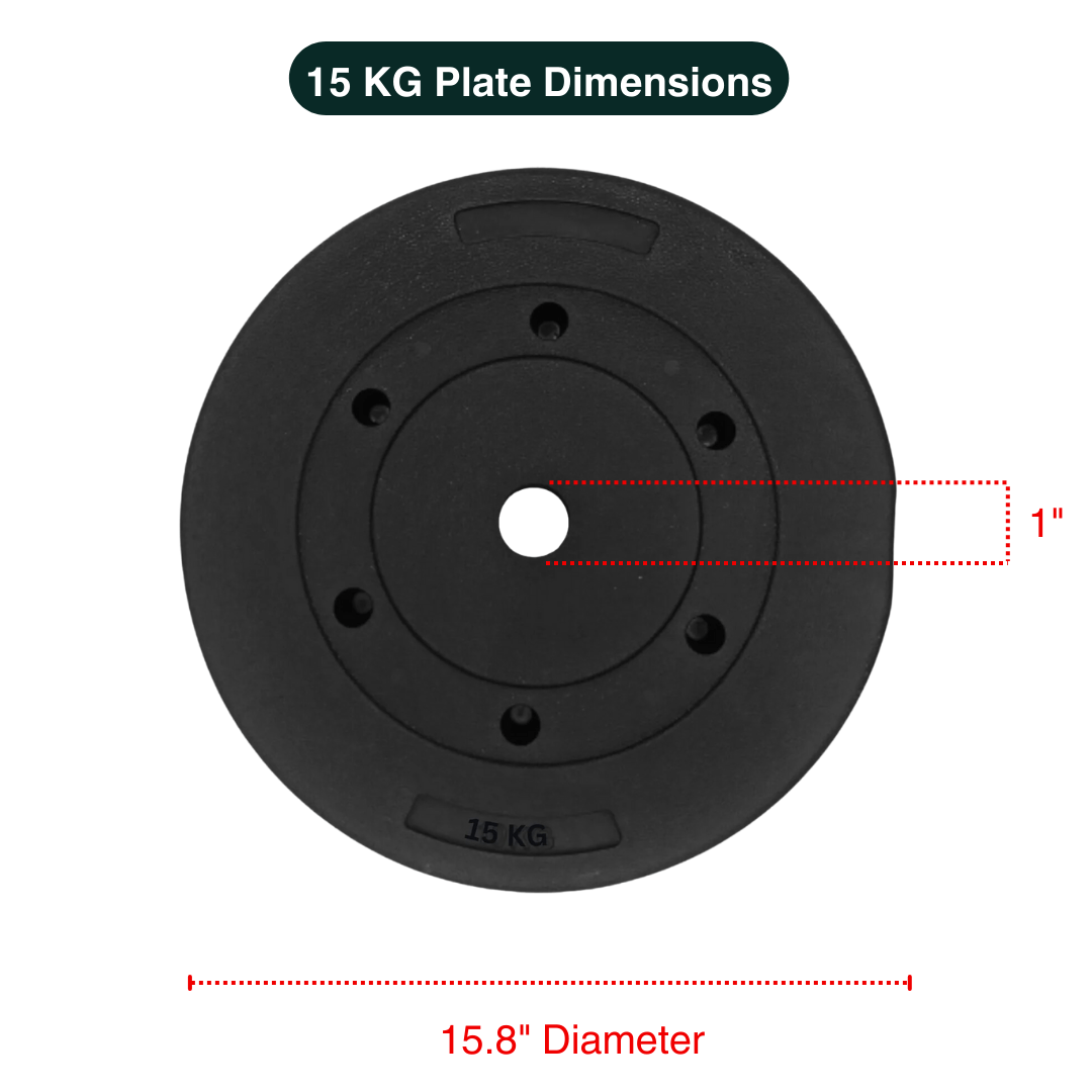 Standard & Olympic PVC Weight Plates in KG & LB - Jack Righteous