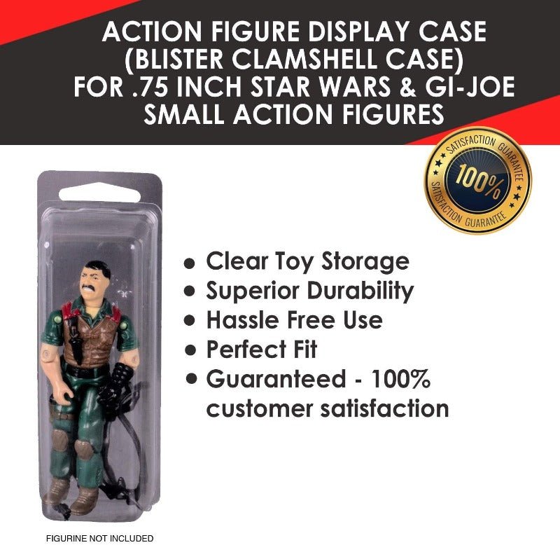Star Wars & Gi - Joe 3.75 inch Action Figures loose - Collectibles Blisters Clamshell Case - PET Protector - Jack Righteous