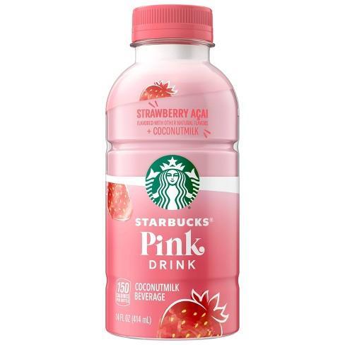Starbucks Strawberry Acai Pink Drink With Coconut Milk