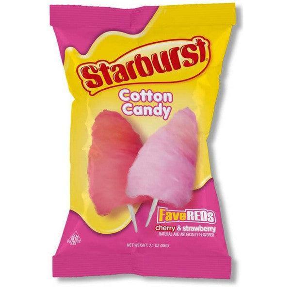 Starburst Cherry & Strawberry Cotton Candy