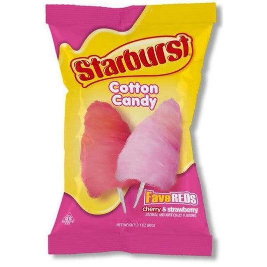 Starburst Cherry & Strawberry Cotton Candy