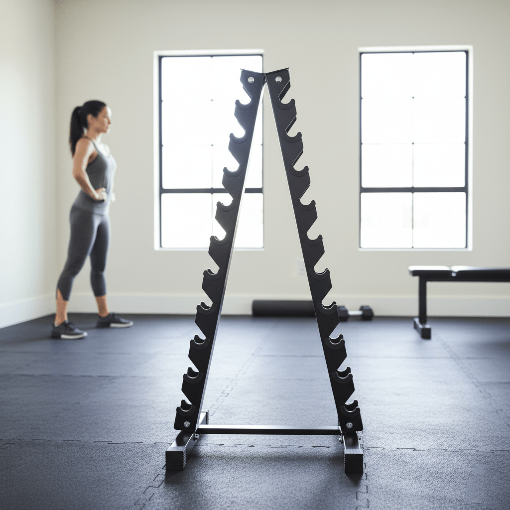 Steel Dumbbell Racks Vertical & Horizontal (3, 6, 8, 10 Levels) - Jack Righteous