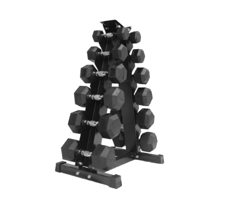 Steel Dumbbell Racks Vertical & Horizontal (3, 6, 8, 10 Levels) - Jack Righteous
