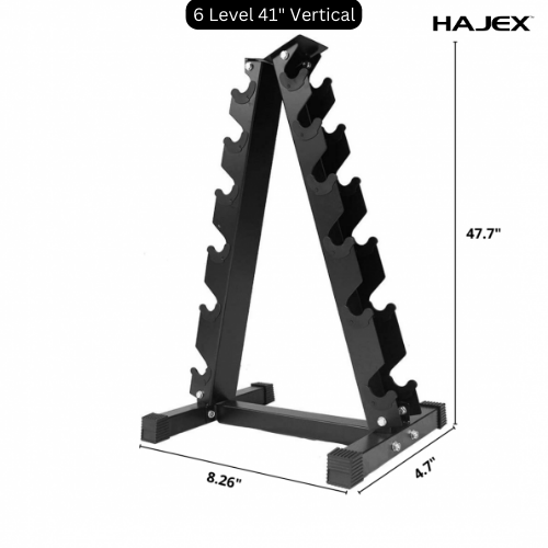 Steel Dumbbell Racks Vertical & Horizontal (3, 6, 8, 10 Levels) - Jack Righteous