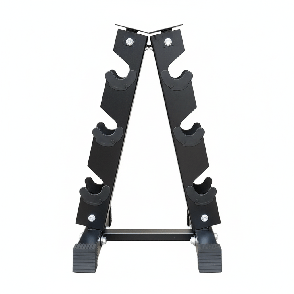 Steel Dumbbell Racks Vertical & Horizontal (3, 6, 8, 10 Levels) - Jack Righteous