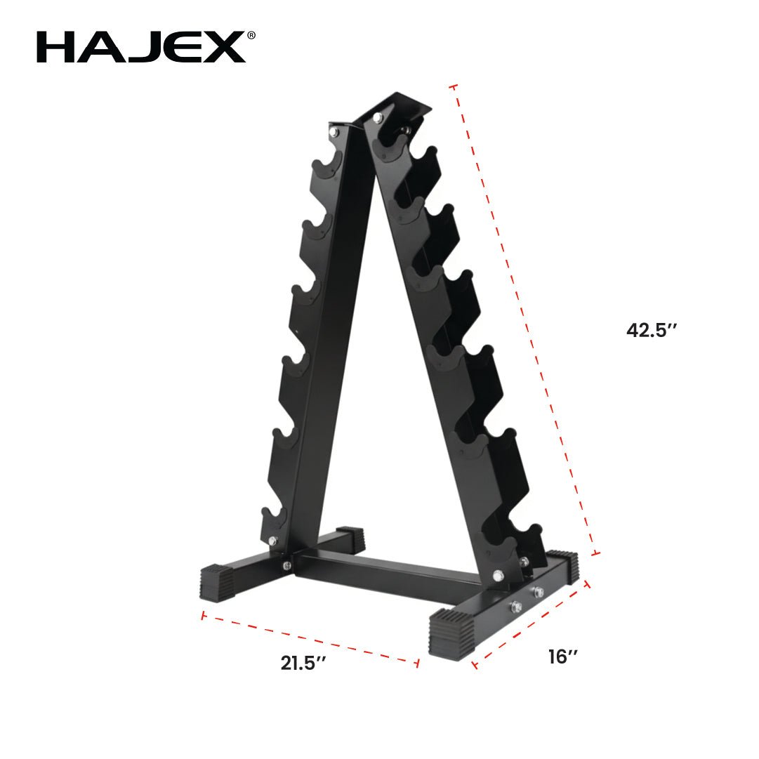 Steel Dumbbell Racks Vertical & Horizontal (3, 6, 8, 10 Levels) - Jack Righteous