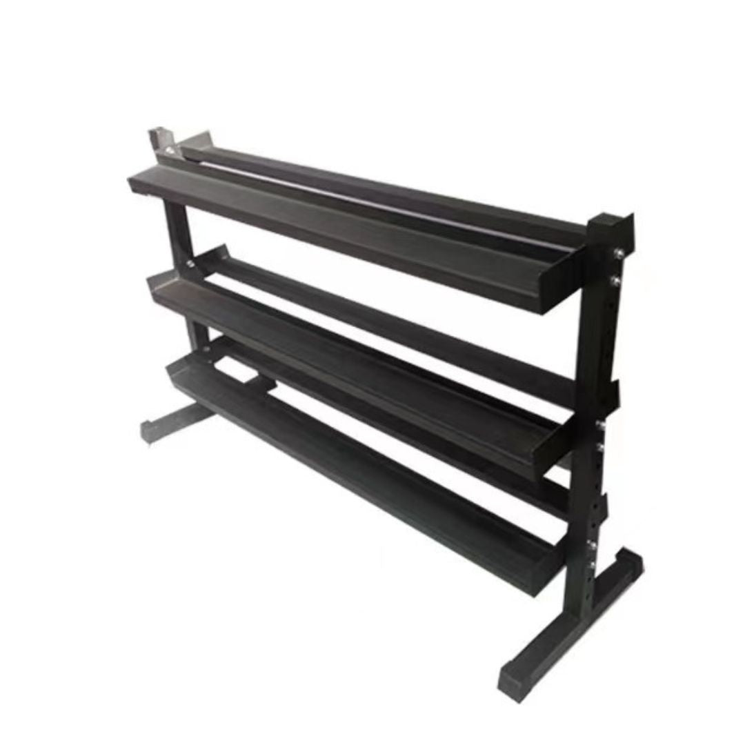 Steel Dumbbell Racks Vertical & Horizontal (3, 6, 8, 10 Levels) - Jack Righteous