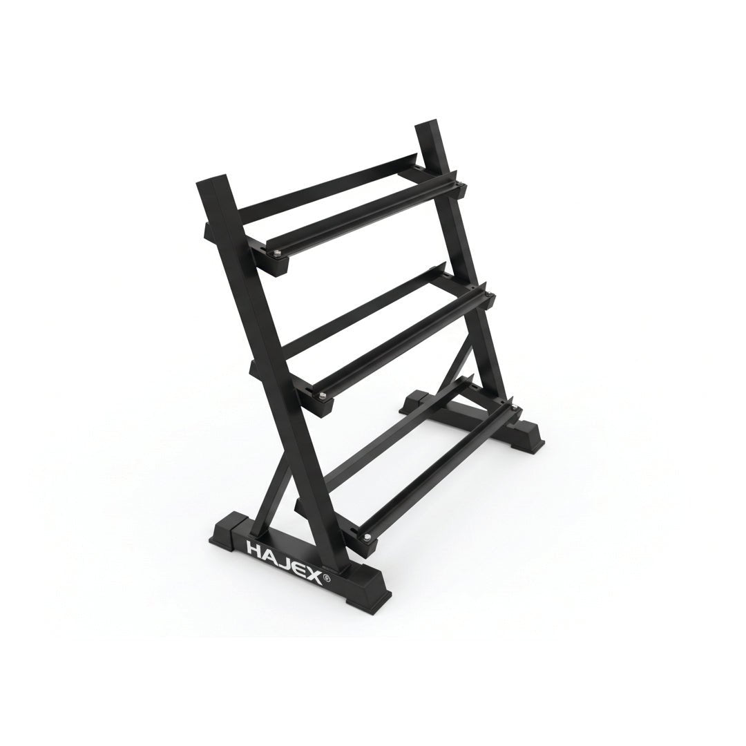 Steel Dumbbell Racks Vertical & Horizontal (3, 6, 8, 10 Levels) - Jack Righteous