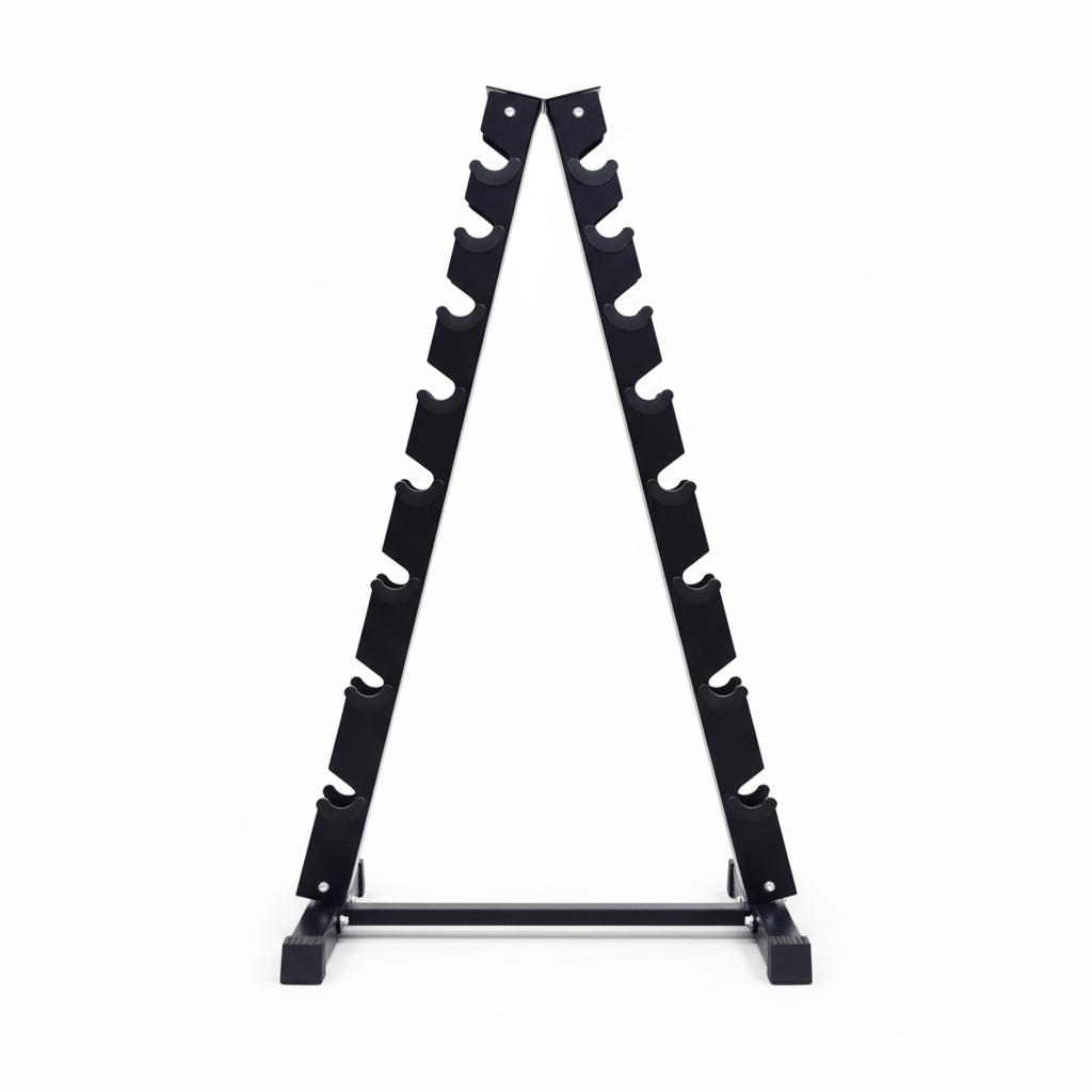 Steel Dumbbell Racks Vertical & Horizontal (3, 6, 8, 10 Levels) - Jack Righteous