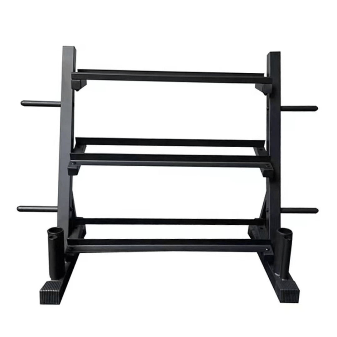 Steel Dumbbell Racks Vertical & Horizontal (3, 6, 8, 10 Levels) - Jack Righteous