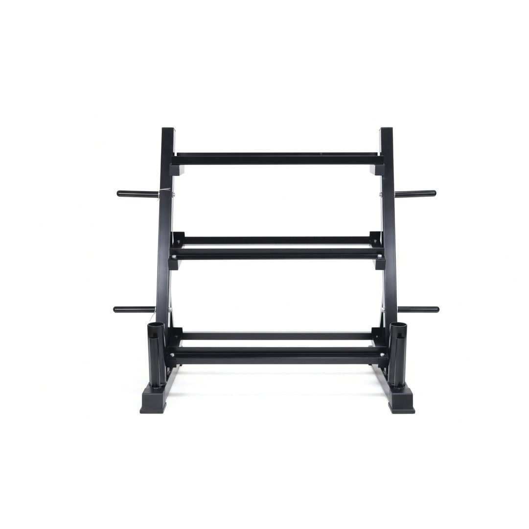 Steel Dumbbell Racks Vertical & Horizontal (3, 6, 8, 10 Levels) - Jack Righteous