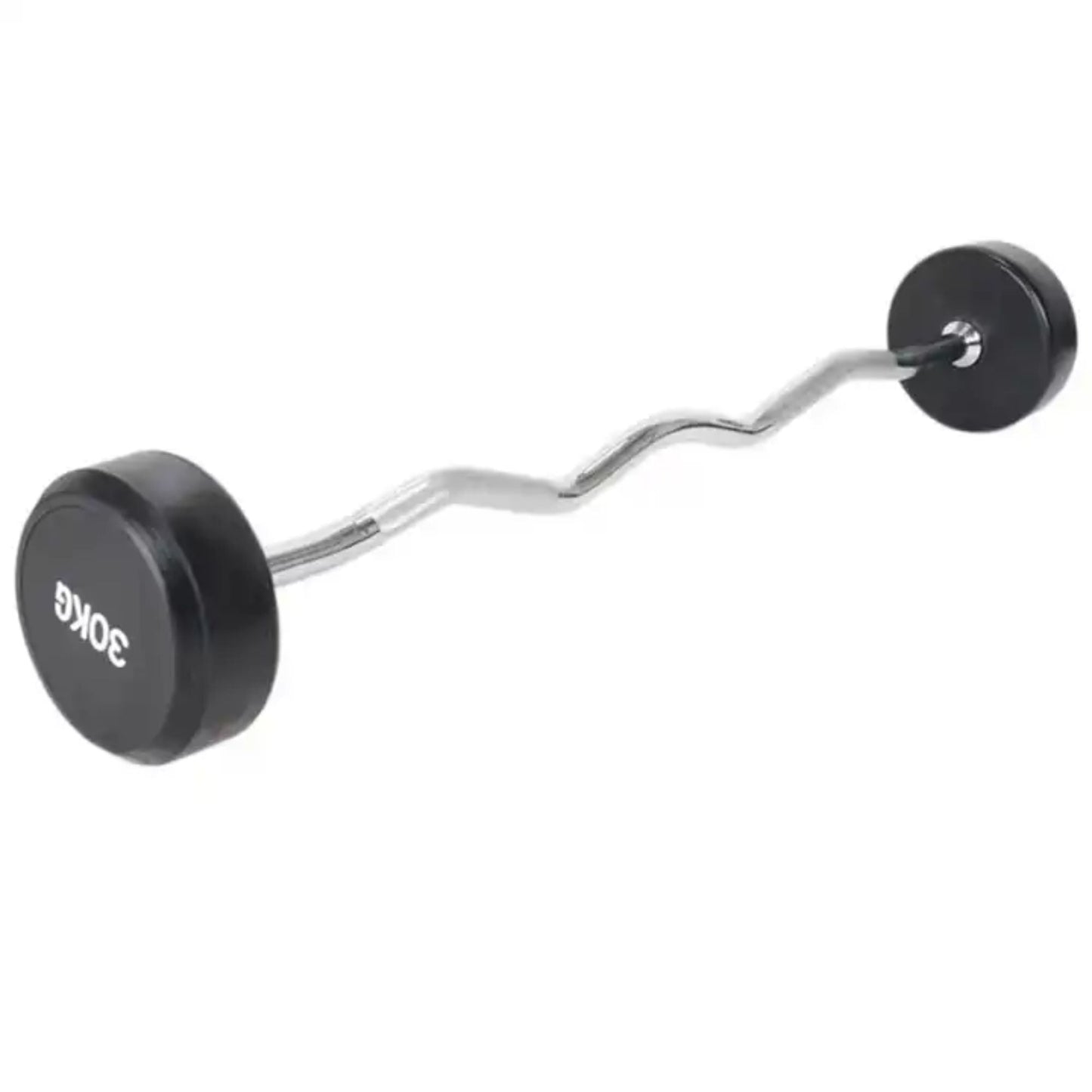 Straight and EZ Curl Fixed Weight Barbell Sets - 20 to 100 LB - Jack Righteous