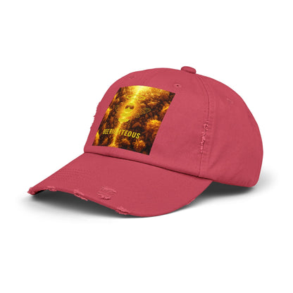 Bee Righteous Stylish Distressed Cap, Streetwear Trendy Hat - Unisex Summer Accessory - Jack Righteous