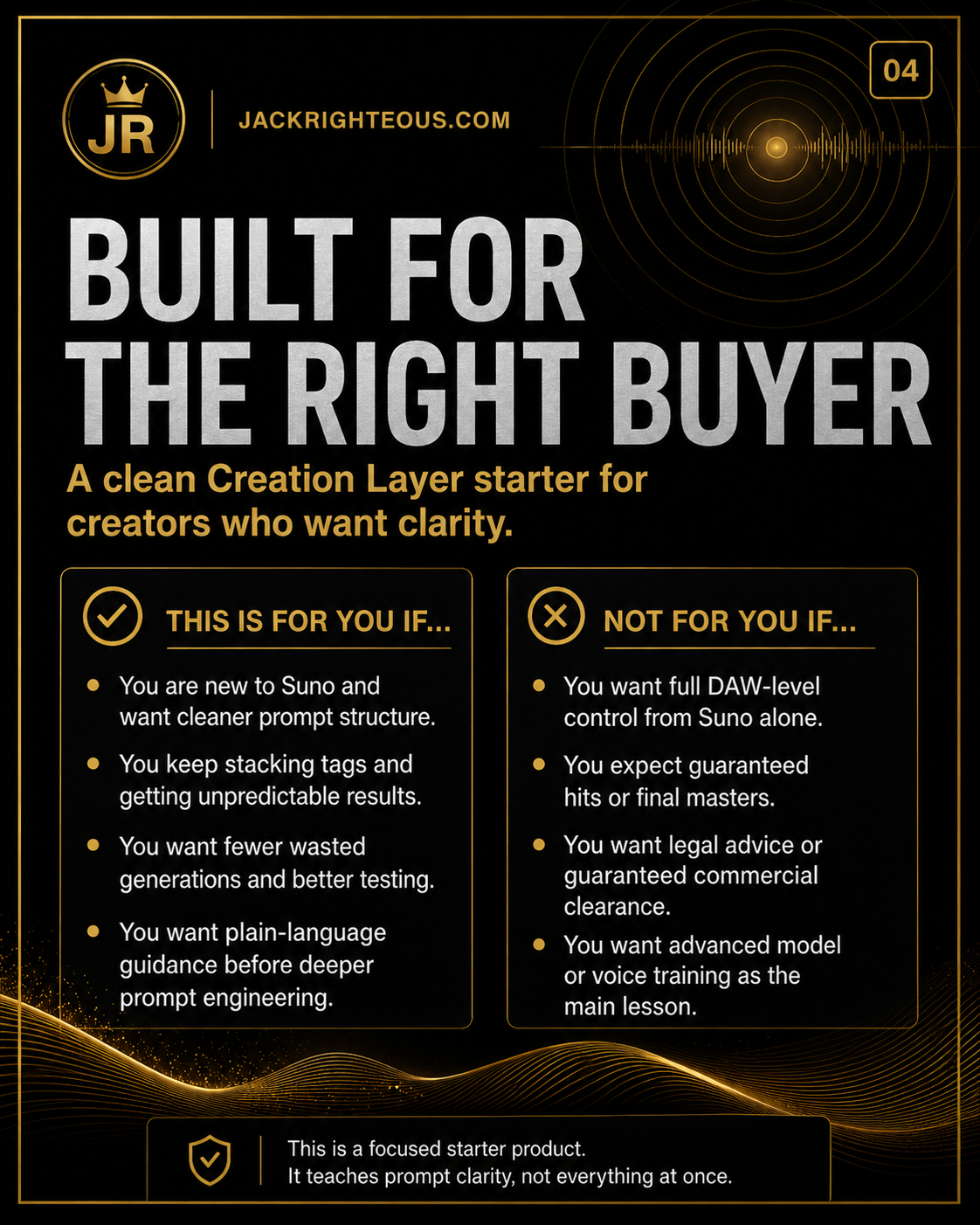 Suno Prompt Tags Starter Kit for creators who need a clearer starting system for AI music prompting