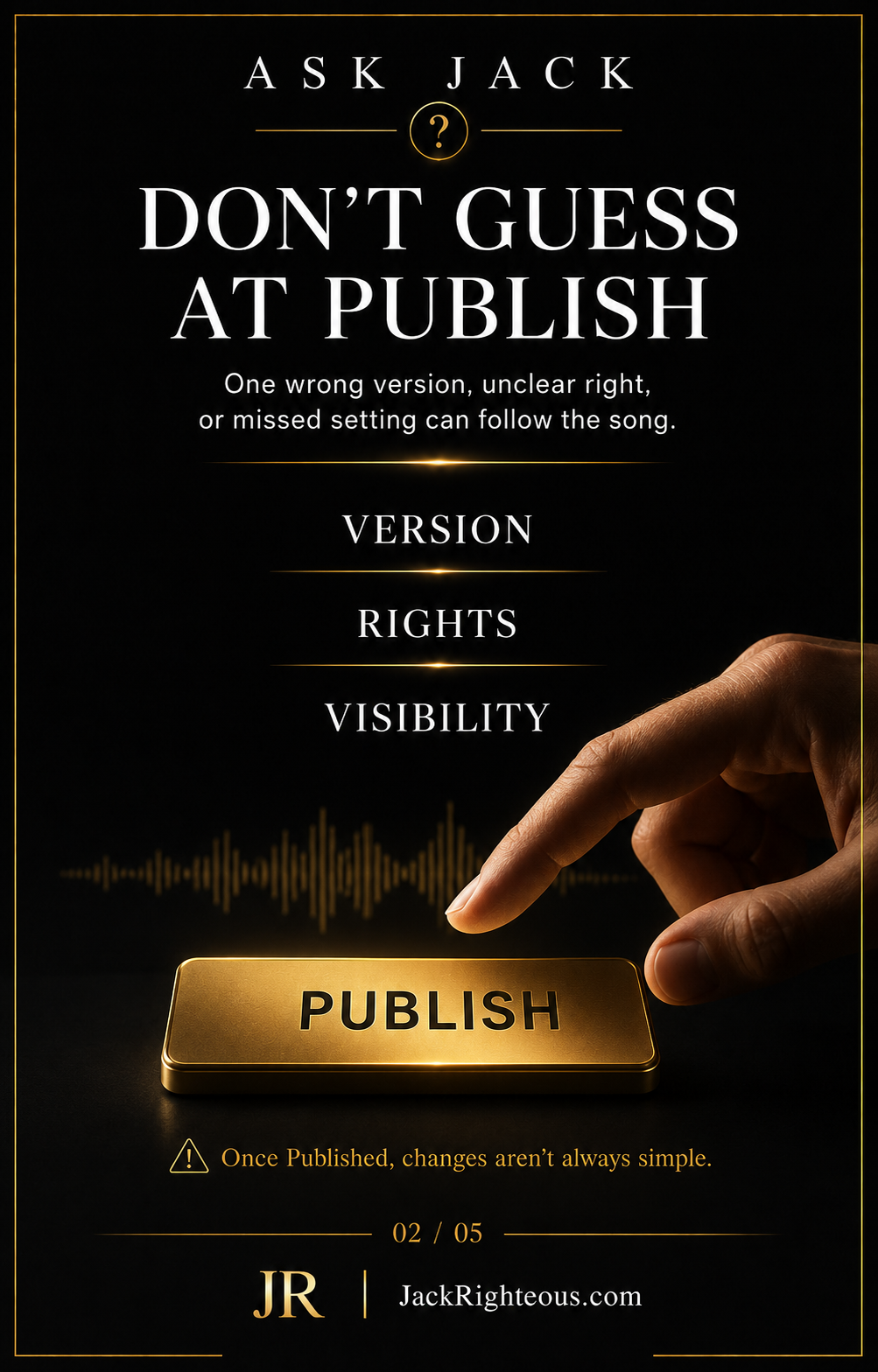 Suno Publish-Ready workbook fields for documenting song details, evidence and publishing decisions