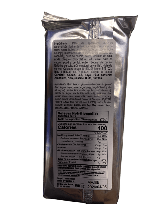 Sweet Fix Speculoos Biscuit Dubai Biscoff Chocolate 140G - Canadian Edition - Jack Righteous