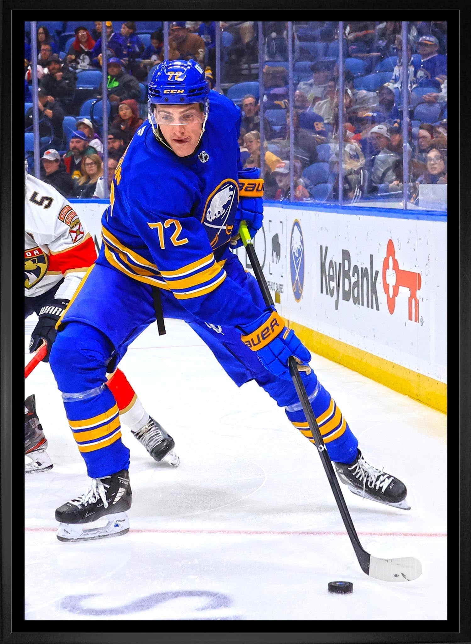 Tage Thompson 20x29 Framed Canvas Buffalo Sabres - Jack Righteous