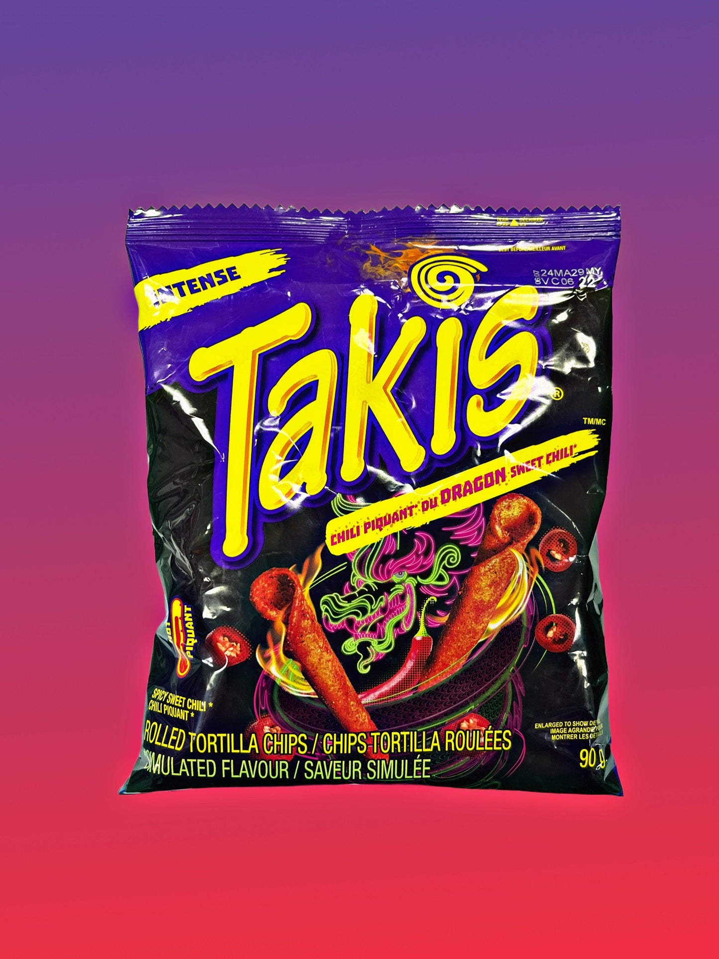Takis Chili Piquant Du Dragon 90G