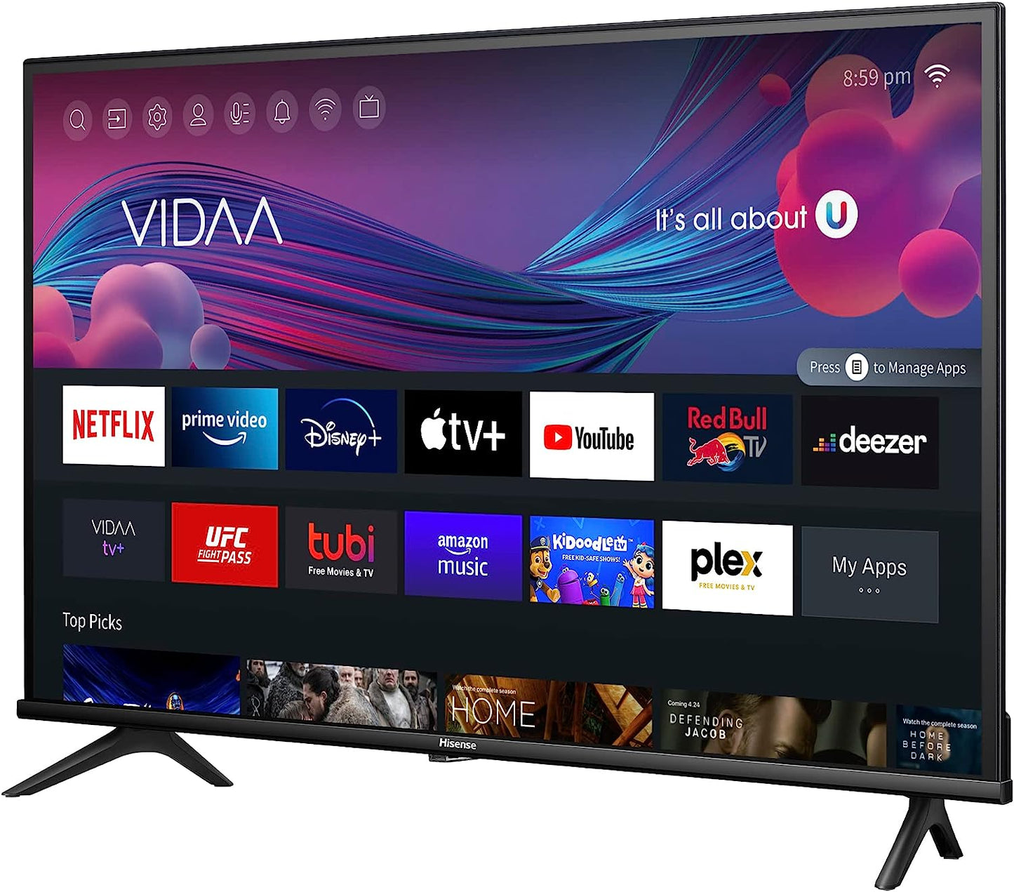 Téléviseur Hisense 32'' HD VIDAA (32A4KV) - Jack Righteous