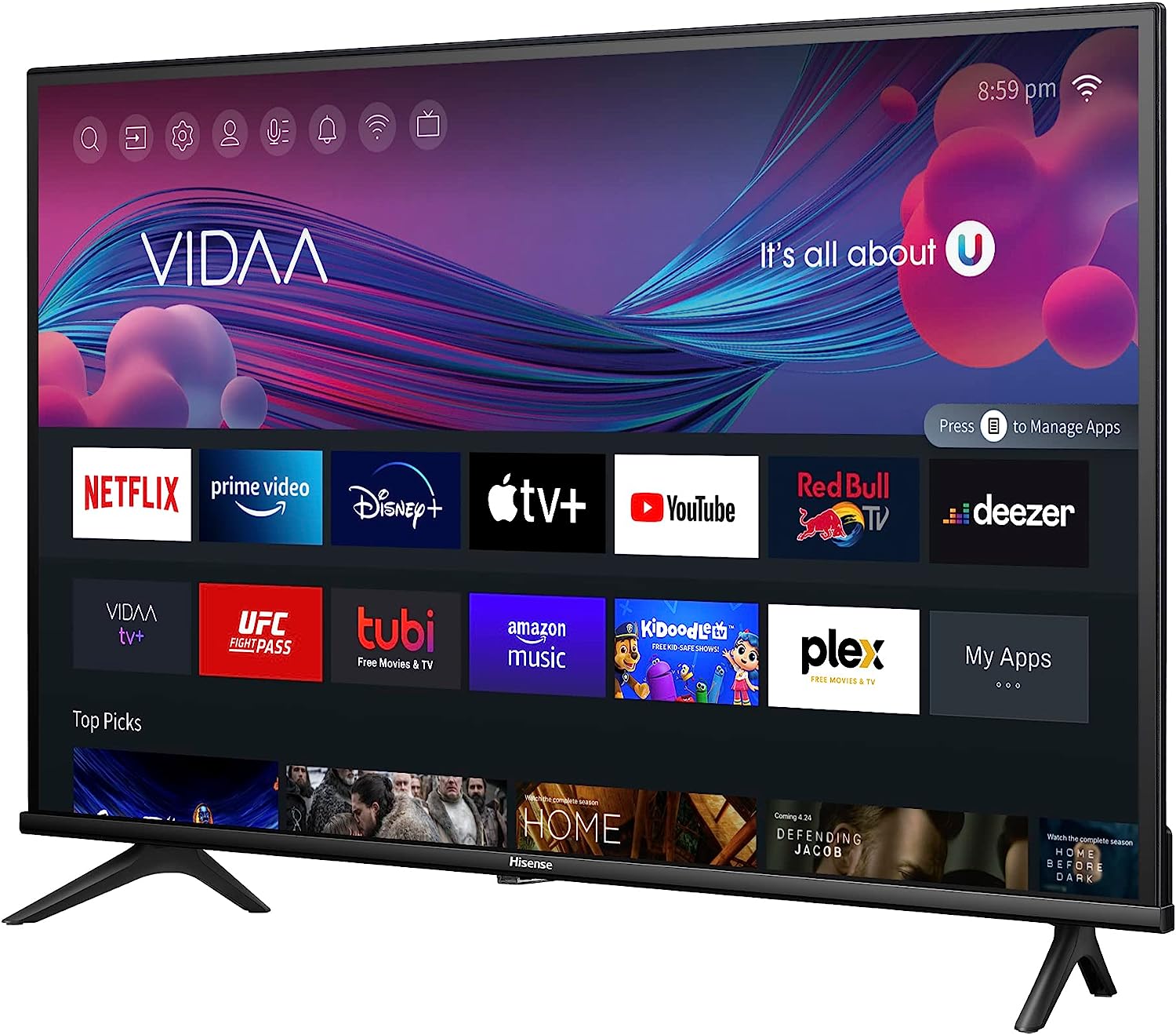 Téléviseur Hisense 32'' HD VIDAA (32A4KV) - Jack Righteous