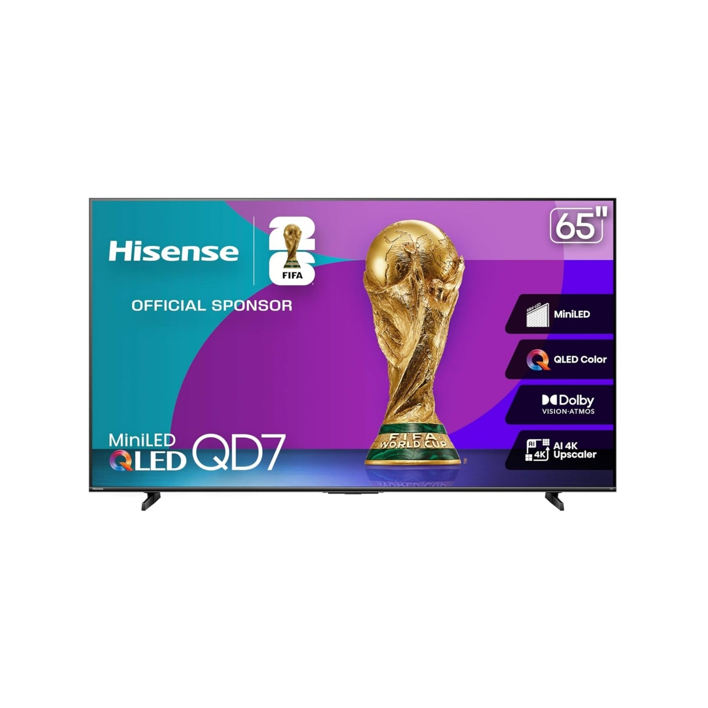 Téléviseur Hisense 65'' 4K Mini LED QLED Intelligent Fire TV (65QD7QFM) - Jack Righteous