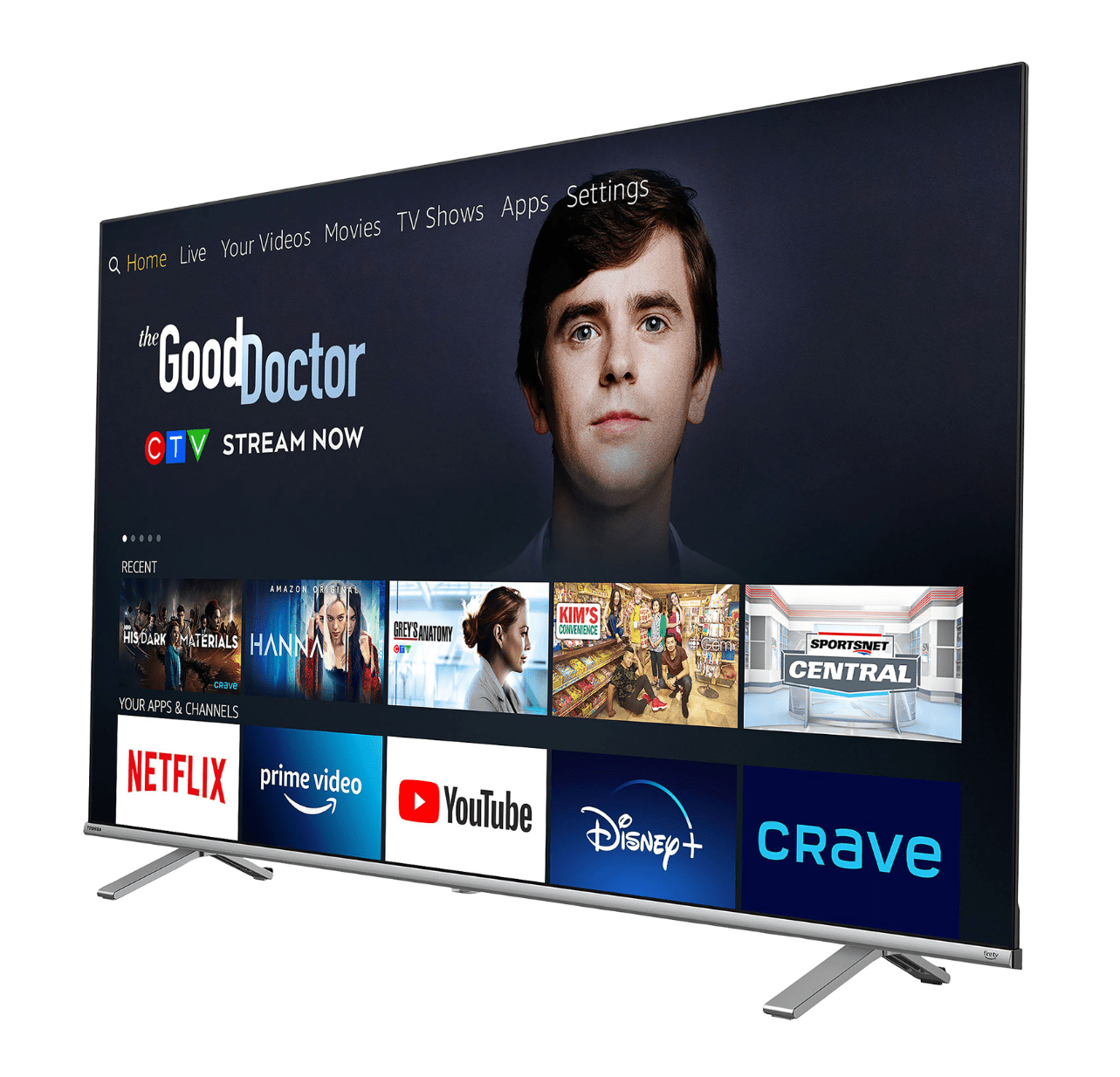 Téléviseur Toshiba 65" 4K UHD HDR LED intelligent Fire TV Edition (65C350K) - Jack Righteous