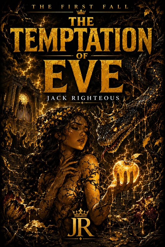 The Temptation of Eve cover art for The First Fall gospel trap single by Jack Righteous