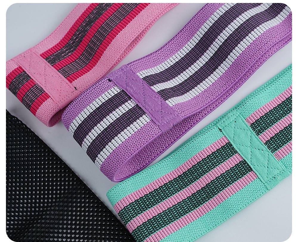 Three Levels Anti - Slip Booty Resistance Bands Set - Jack Righteous