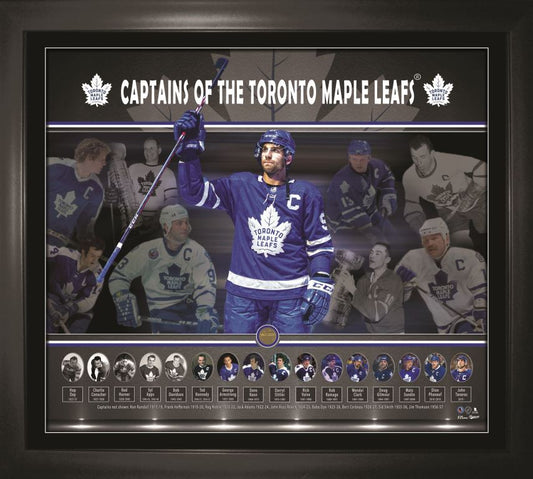 Toronto Maple Leafs Captains Framed Print - Jack Righteous