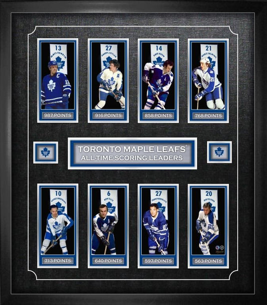 Toronto Maple Leafs Framed All - Time Scoring Leaders Player Banners - Jack Righteous