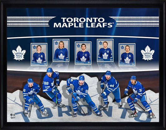Toronto Maple Leafs Framed Card Collage - Jack Righteous
