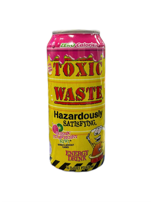 Toxic Waste Seismic Strawberry Kiwi Energy Drink 473ML - Jack Righteous