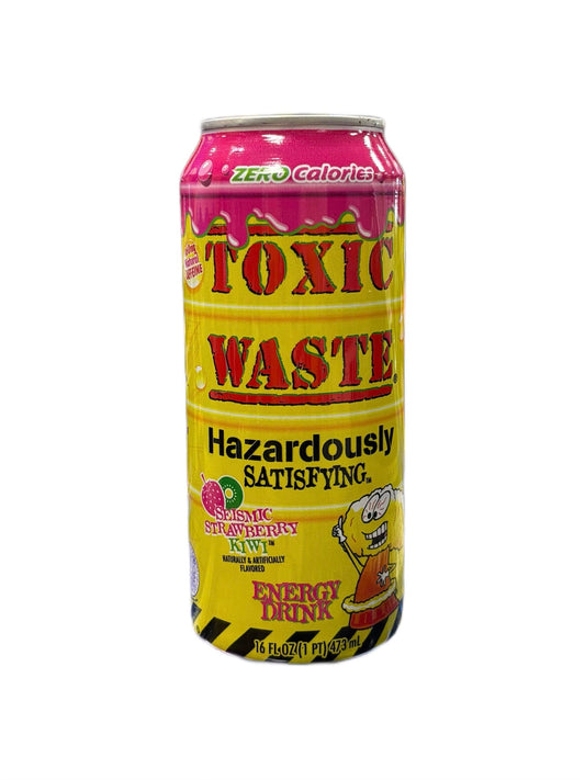 Toxic Waste Seismic Strawberry Kiwi Energy Drink 473ML