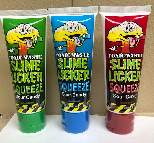 Toxic Waste Slime Licker Squeeze Sour Candy
