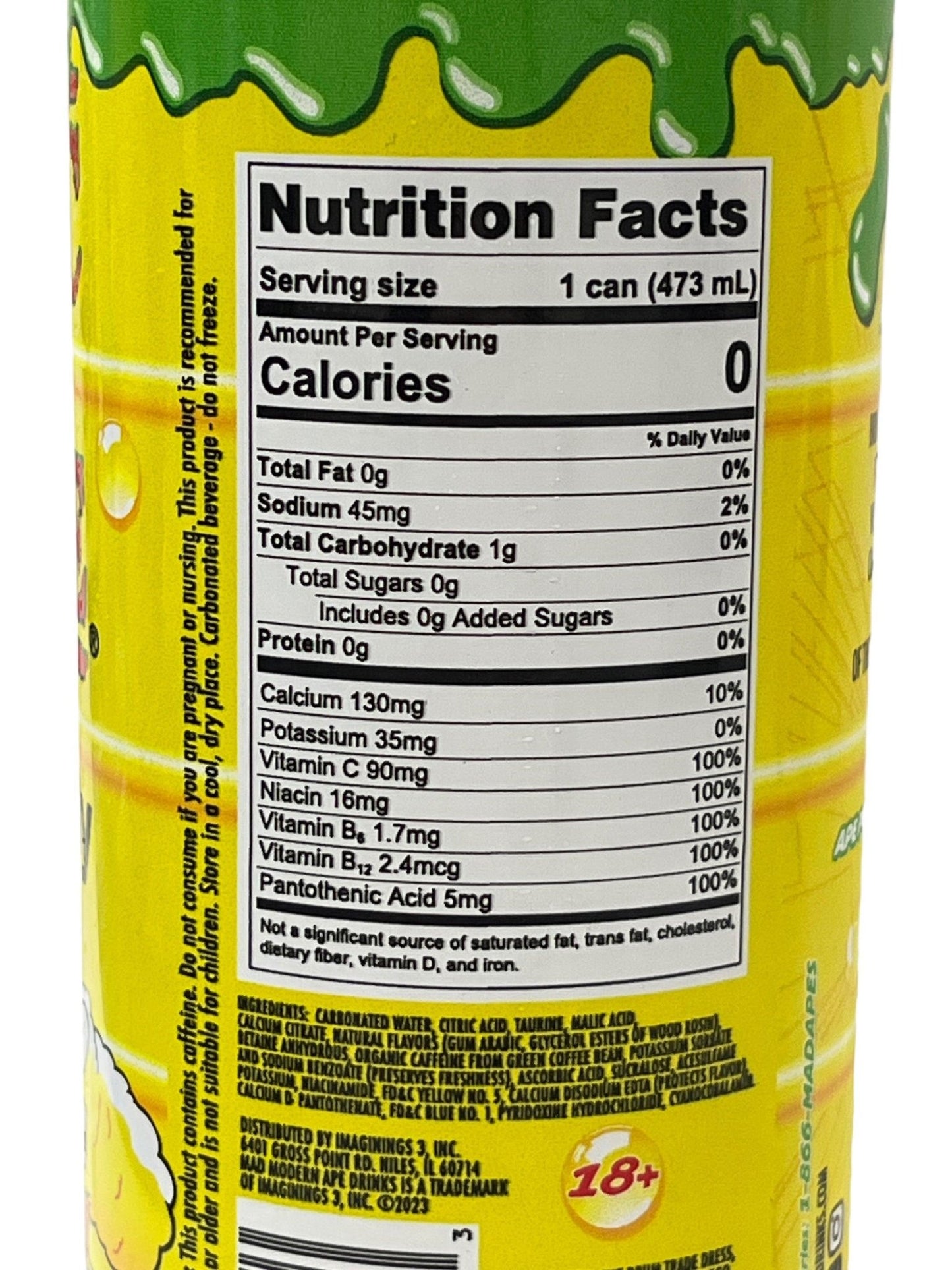 Toxic Waste Sociable Sour Apple Energy Drink 473ML - Jack Righteous