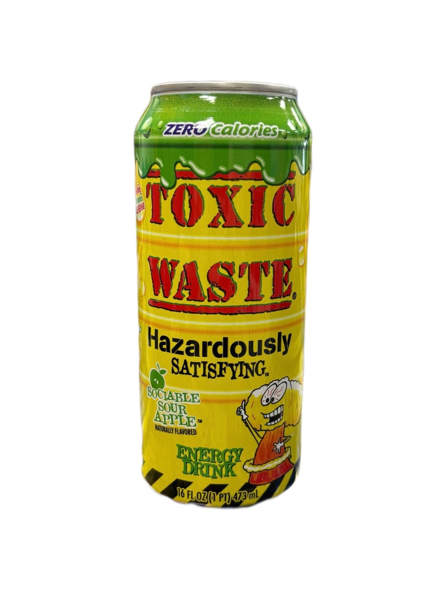 Toxic Waste Sociable Sour Apple Energy Drink 473ML - Jack Righteous