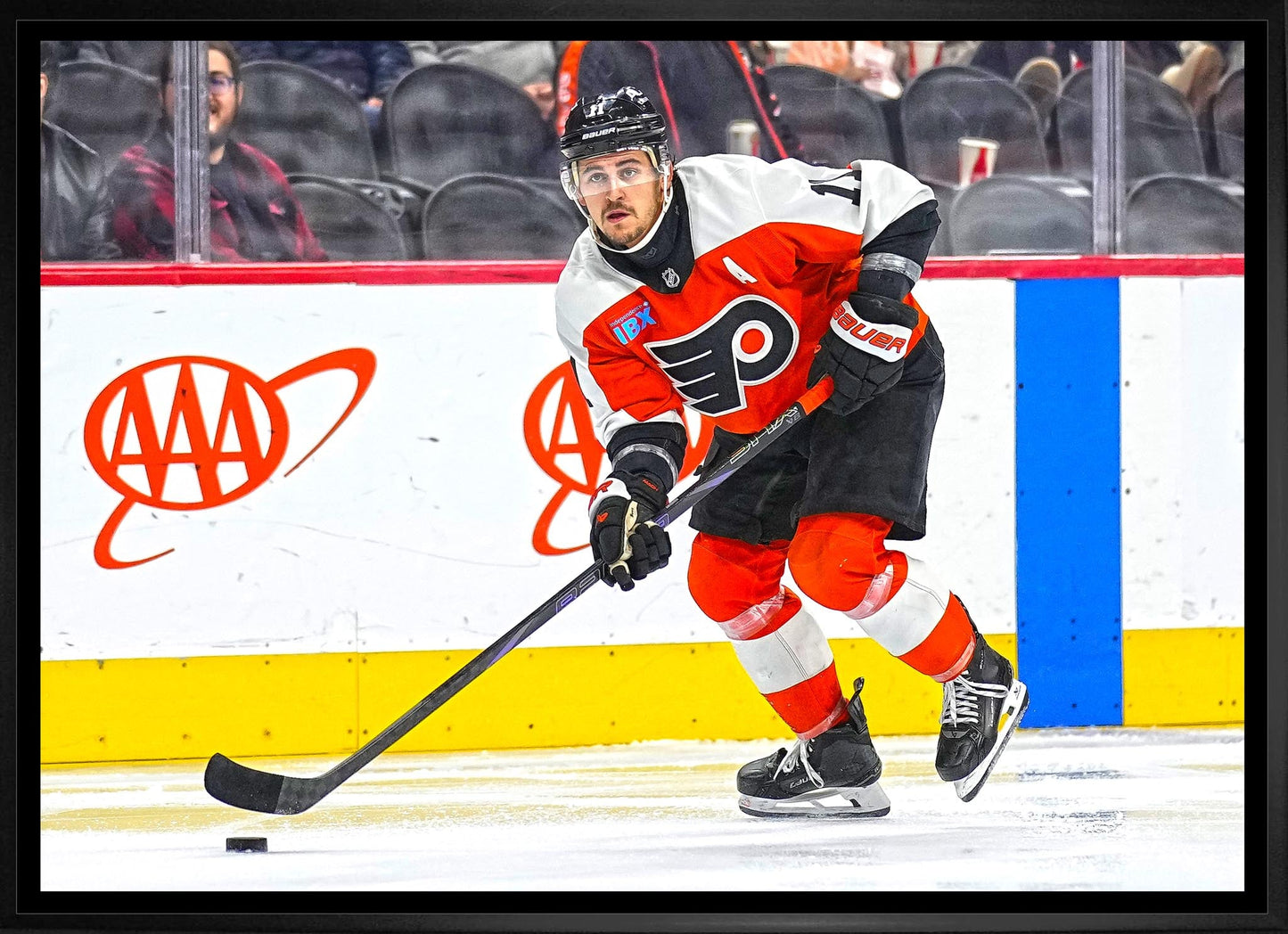 Travis Konecny 20x29 Framed Canvas Philadelphia Flyers - Jack Righteous