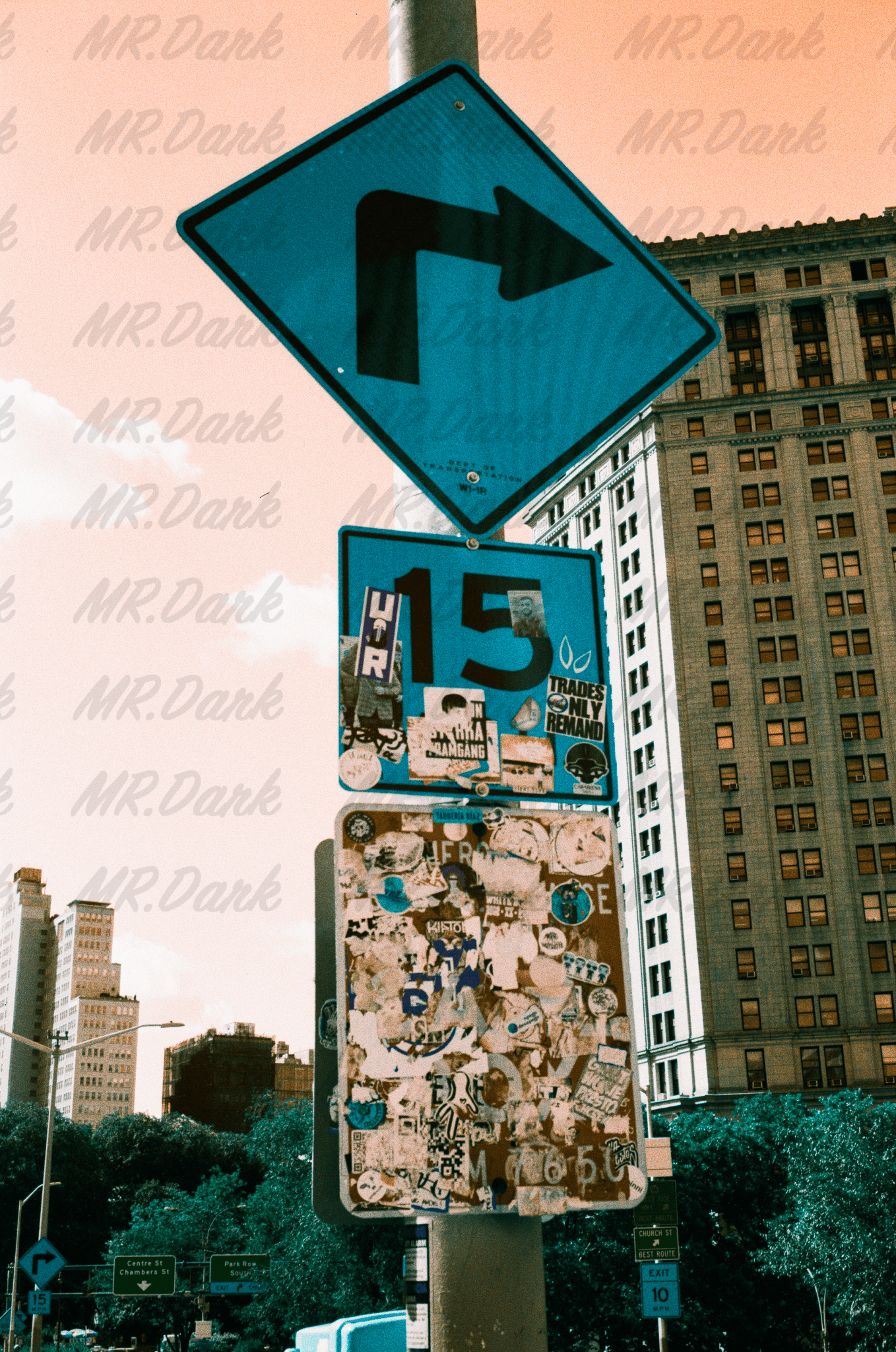 Urban Expression: Sticker-Covered Street Signs – Jack Righteous